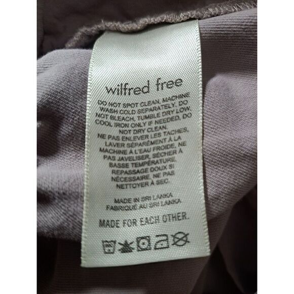 Wilfred Aritzia Shorts Purple Gelato Linen ‎ Plus Size 1X Pockets Pull On - Picture 7 of 10